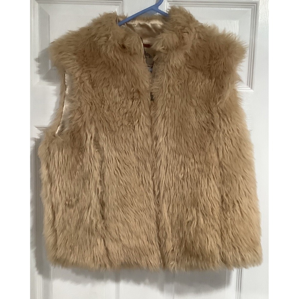 Johnnie B  Quality Goods Furry Vest, Size 16y+